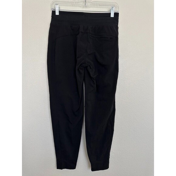 Athleta Trekkie North Jogger Pants Black Tapered Athleisure Drawstring Women's 0 - Picture 5 of 9